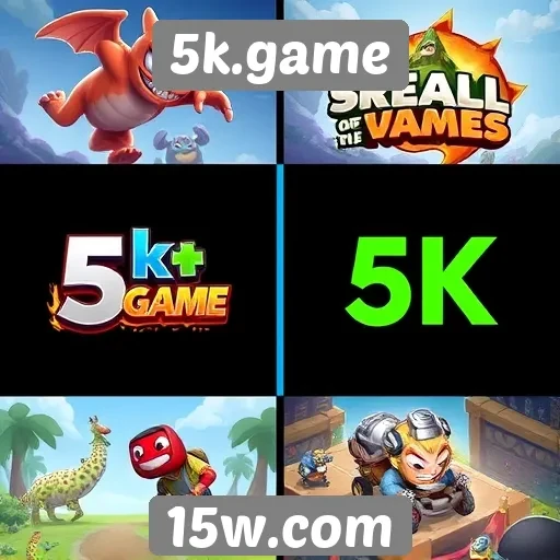 Comparativa entre jogos populares disponíveis no 5k.game